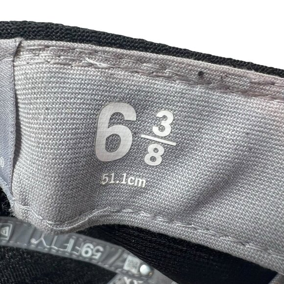 Pittsburgh Steelers New Era 59Fifty 6 3/8 Fitted Hat Cap Logo NFL Youth Boys - Picture 8 of 12